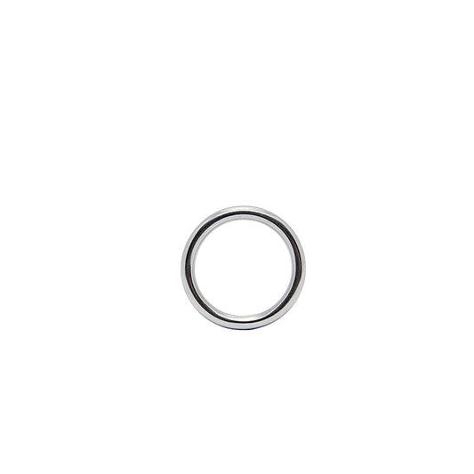 Love In Leather Stainless Steel Mens Cock Ring - Steel Cock Rings