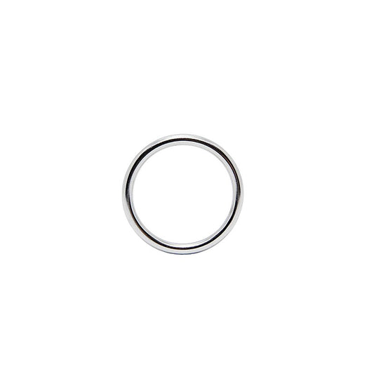 Love In Leather Stainless Steel Mens Cock Ring - Steel Cock Rings