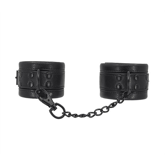 Love In Leather Padded Faux Leather Wrist Cuffs