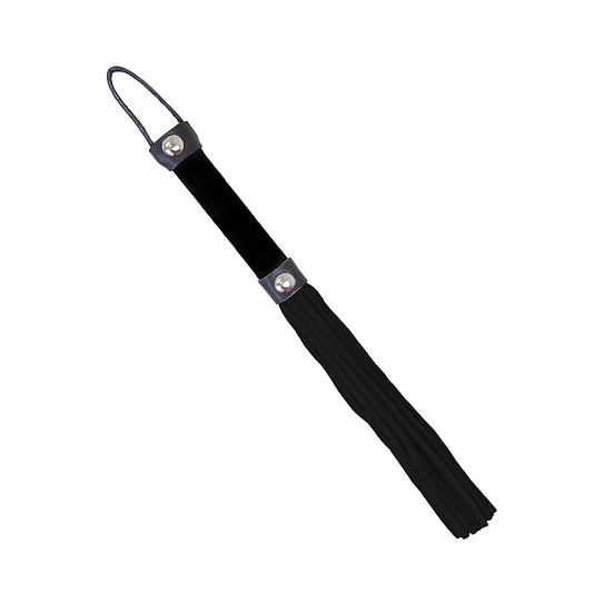 Love In Leather Candy Striped Willy Bondage Whip - Whips And Crops