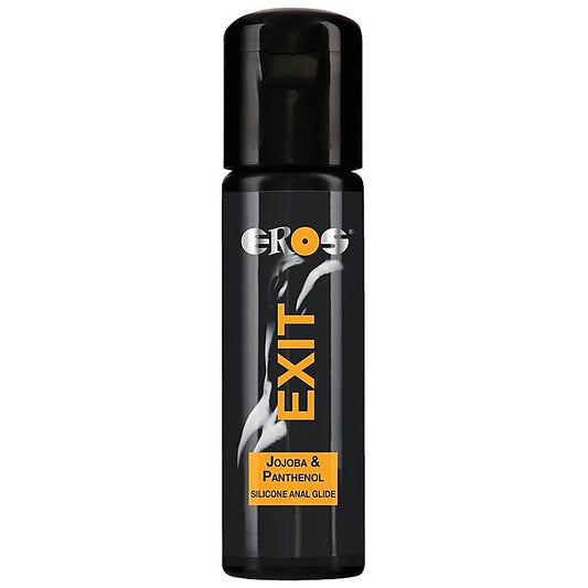 EROS EXIT Silicone Anal Glide Jojoba and Panthenol Lubricant 100ml - Anal Lubes