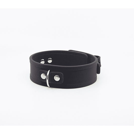 Love In Leather Premium Silicone Collar & Lead Set - Collars and Leads