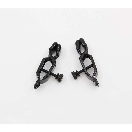 Love In Leather Bullnose Sexy Nipple Clamps - Nipple and Clit Clamps