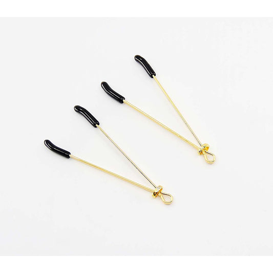 Love In Leather Tweezer Style Nipple Clamps - Nipple and Clit Clamps