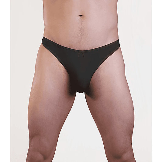 Love In Leather Plain Mens Lycra G-String S/M - Jocks and G-Strings