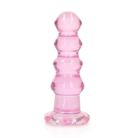Realrock Crystal Clear 5.5 Inch Curvy Dildo/Plug - Anal Dildos