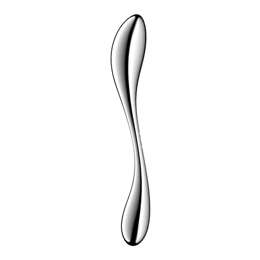 Star Force 3 Heavy Weighted Metal Dildo by Satisfyer - Steel Sex Toys