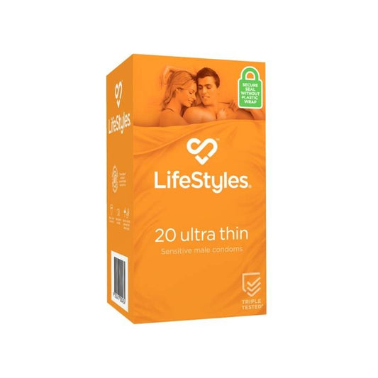 Ultra Thin Sensitive Feel 20's Condom by Ansell - Condoms