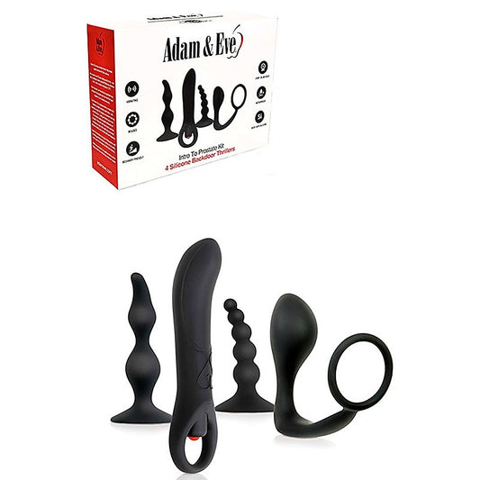 Adam and Eve 4 Piece INTRO TO PROSTATE Pleasure KIT - Unclassified