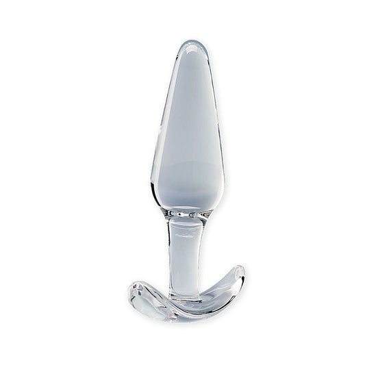 Creative Conceptions Clarity Utopian Floret Glass Butt Plug - Glass Sex Toys