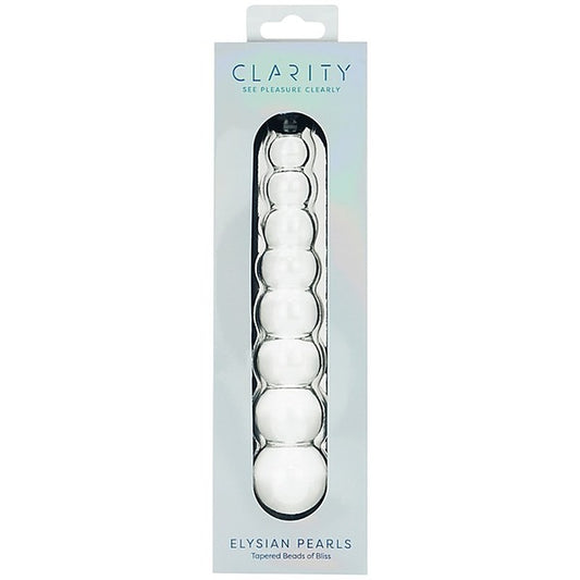 Creative Conceptions Elysian Pearls G-Spot Glass Dildo - Glass Sex Toys