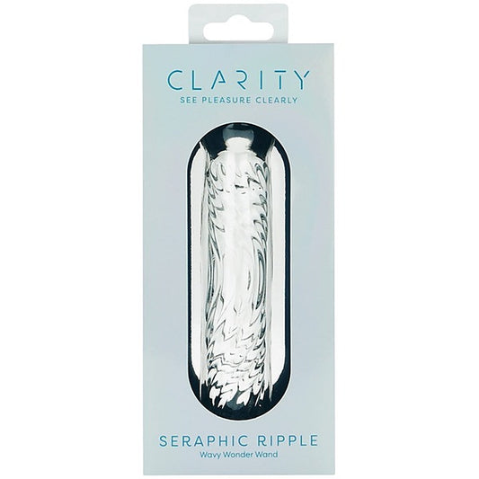 Creative Conceptions Seraphic Ripple Borosilicate Glass Dildo - Glass Sex Toys