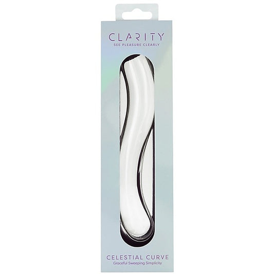 Creative Conceptions Celestial Curve Double Ender Glass Dildo - Glass Sex Toys