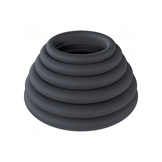 LEVELZ Classic Silicone Cock Ring Set by Shots Toys - Cock Ring Sets