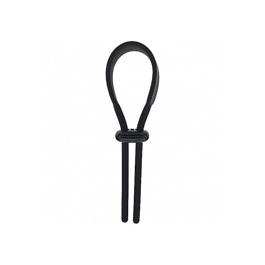 Shots LEVELZ Wide Adjustable Silicone Lasso Cock Ring - Stretchy Cock Rings