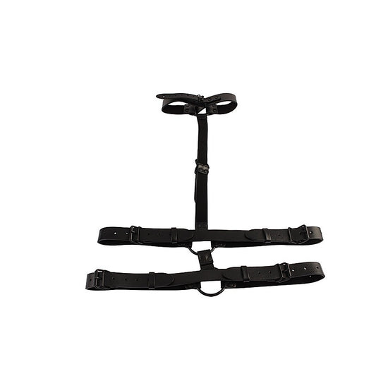 Chisa Adjustable Bondage Collar Body Restraint - Collars and Leads