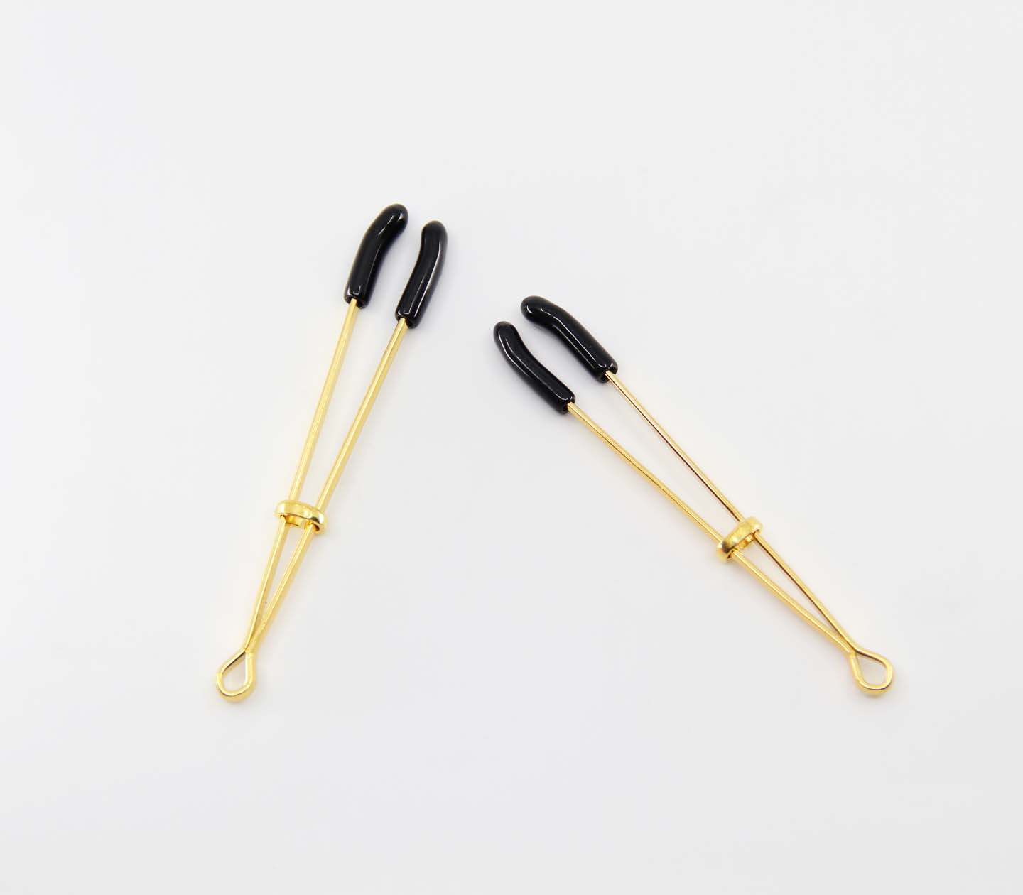 Love In Leather Tweezer Style Nipple Clamps Nipple and Clit Clamps