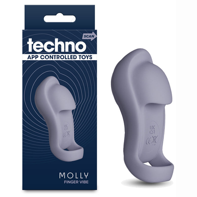 NS Novelties Techno Molly USB Rechargeable Finger Stimulator Finger and Tongue Vibrators