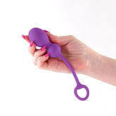 NS Novelties Techno Bop Kegel Exerciser with App Contol Purple Love Eggs and Kegel Exercisers