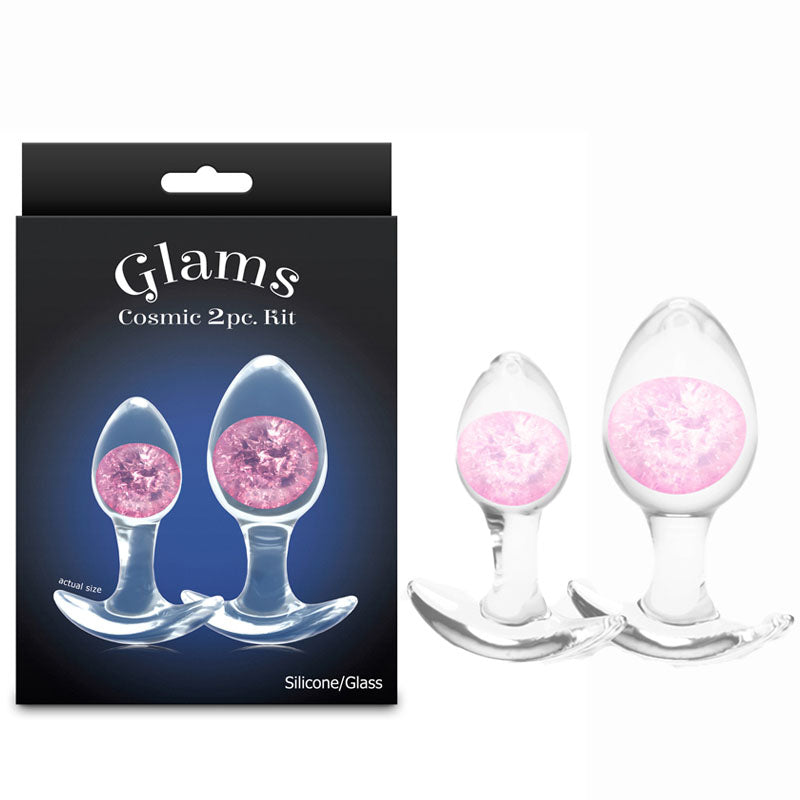 NS Novelties Glams Cosmic Butt Plugs Set of 2 Sizes Butt Plugs