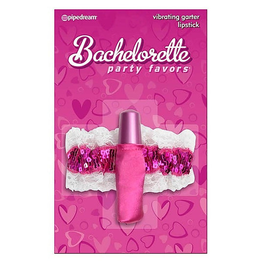 Pipedream Bachelorette Vibrating Garter Lipstick - Bachelorette and Bucks