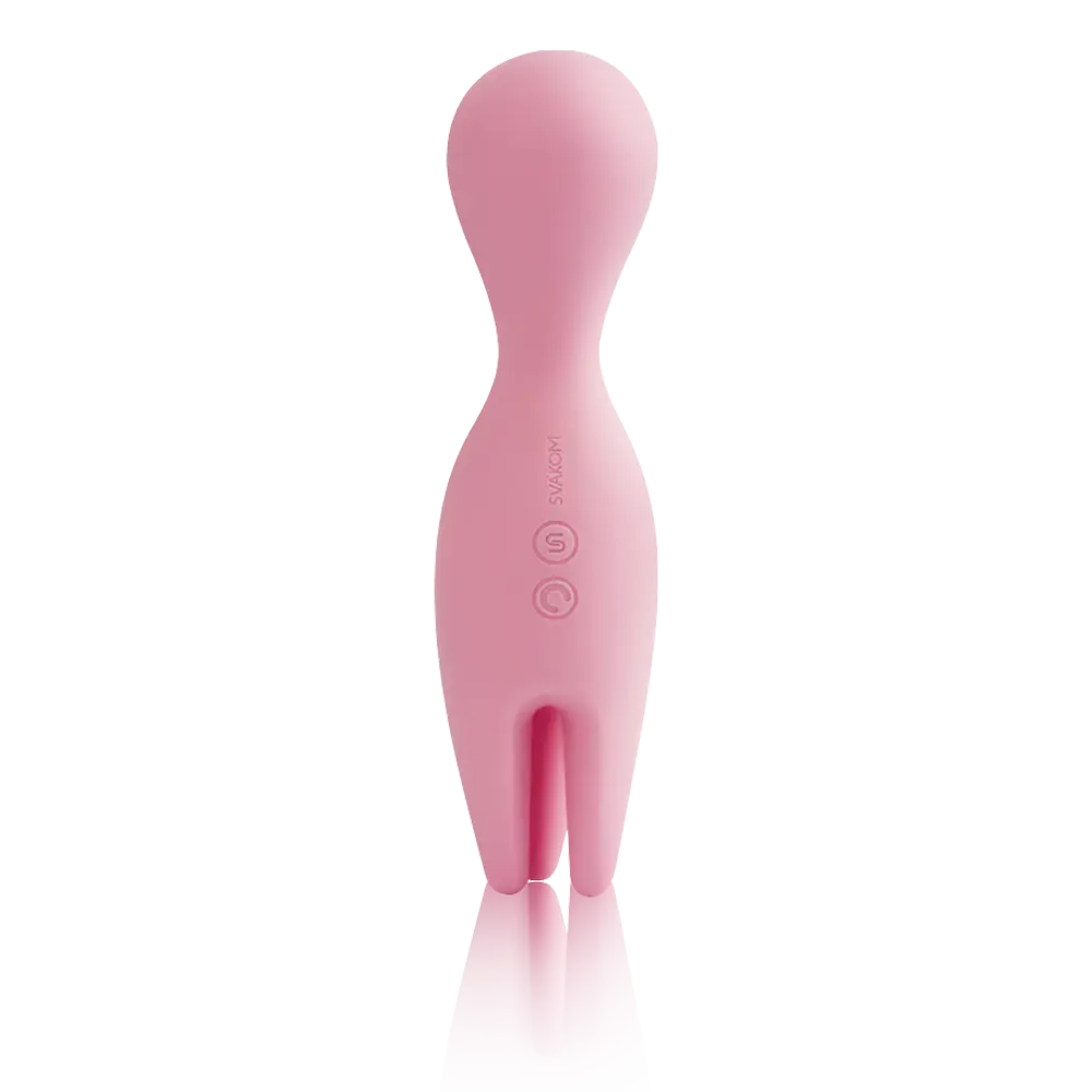 Svakom Nymph Multi Functions Foreplay Clitoral Vibrator Clit Ticklers and Pulsators