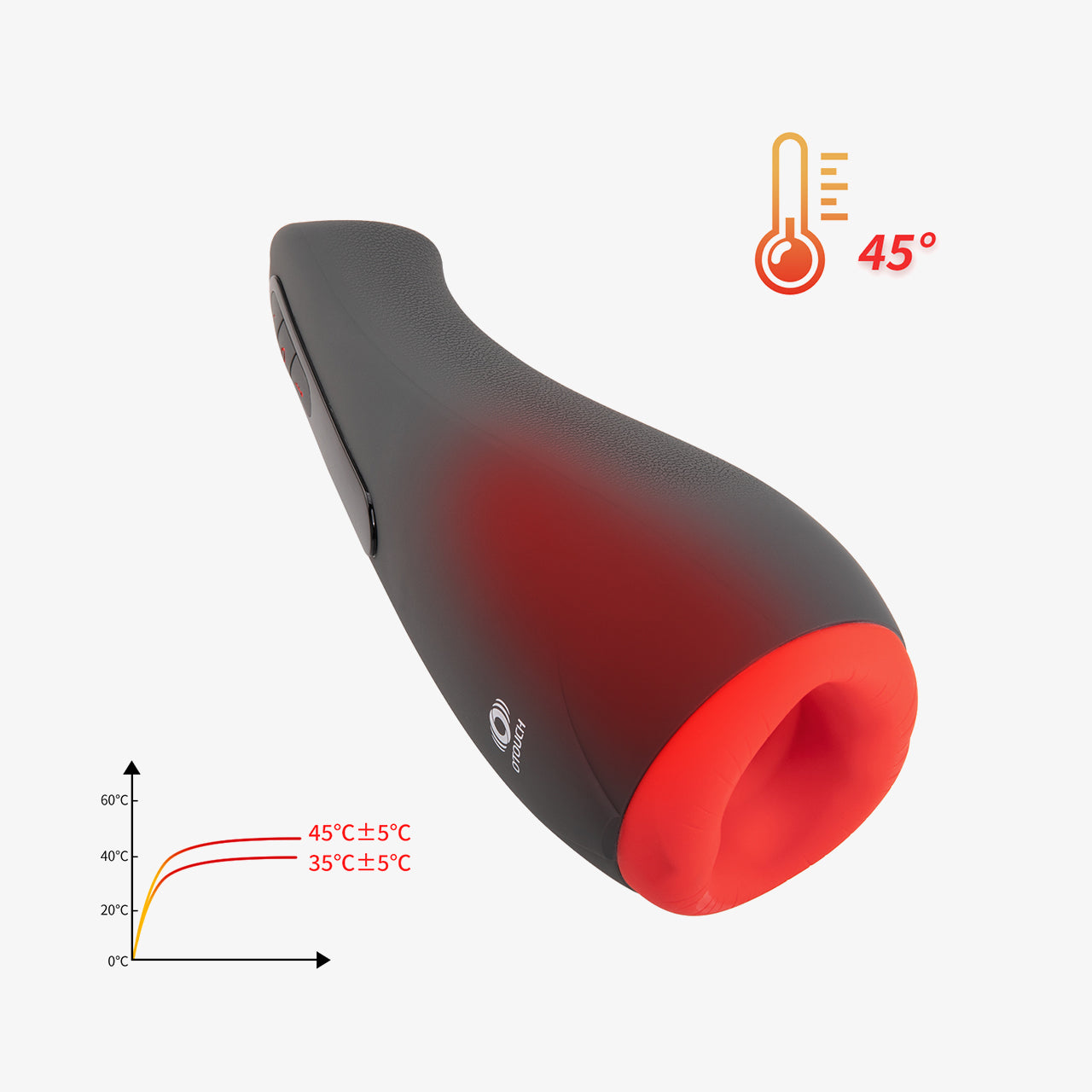 OTouch Airturn 2 Heating Suction Mens Masturbator Masturbators and Strokers