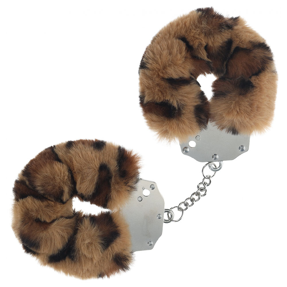 Shots OUCH! Heavy Duty Fluffy Bondage Hand Cuffs Restraints Cuffs And Restraints