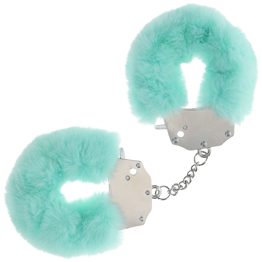 Shots OUCH! Heavy Duty Fluffy Bondage Hand Cuffs Restraints Cuffs And Restraints