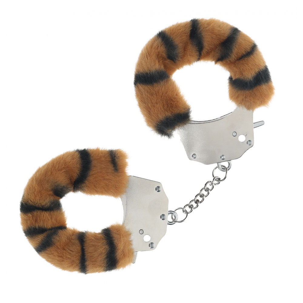 Shots OUCH! Heavy Duty Fluffy Bondage Hand Cuffs Restraints Cuffs And Restraints