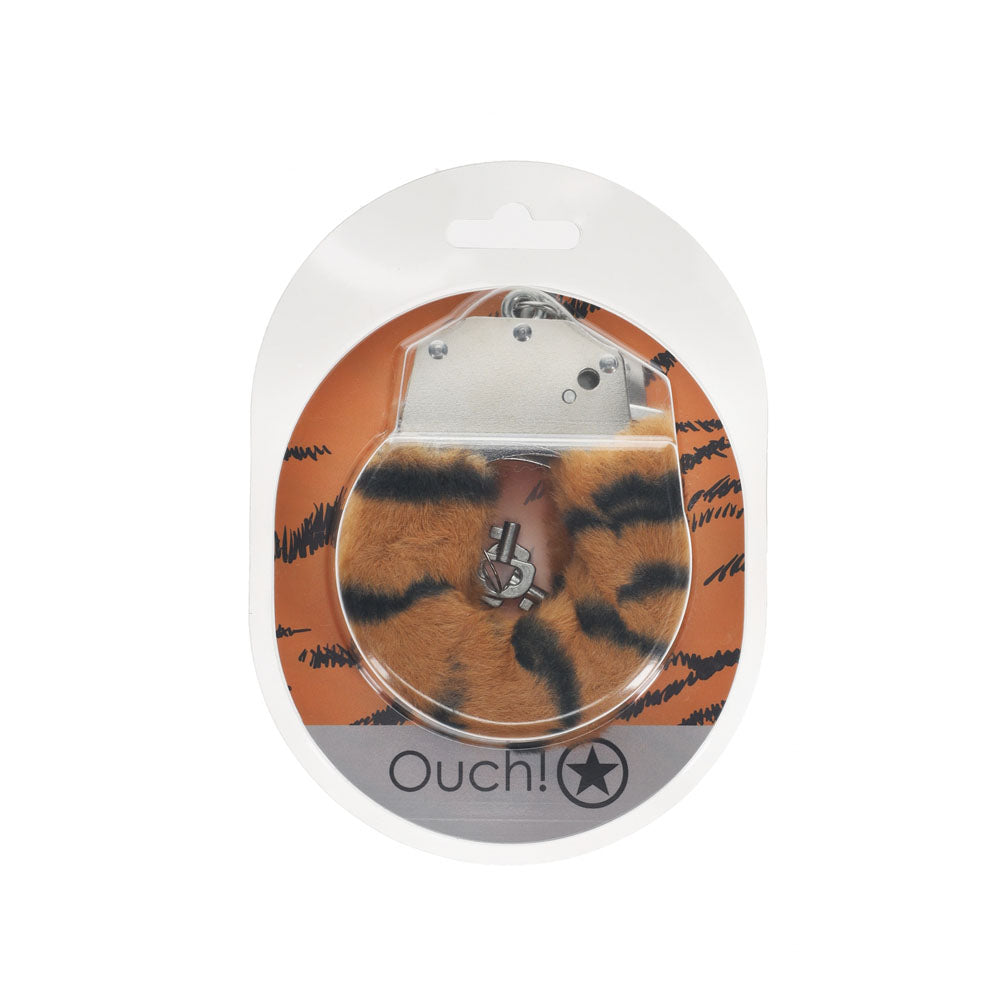 Shots OUCH! Heavy Duty Fluffy Bondage Hand Cuffs Restraints Cuffs And Restraints