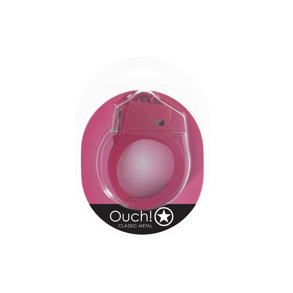 Shots OUCH! Classic Playful Fetish Play Metal Hand Cuffs Cuffs And Restraints