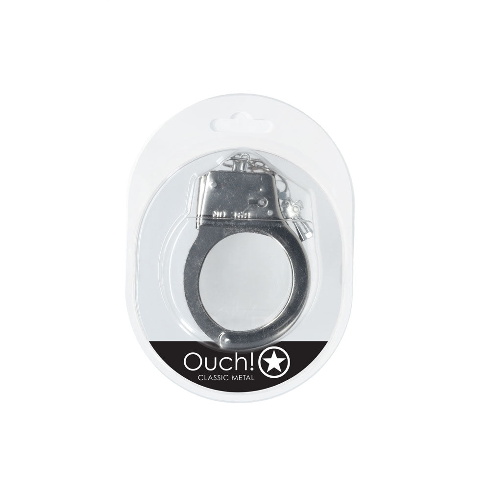 Shots OUCH! Classic Playful Fetish Play Metal Hand Cuffs Cuffs And Restraints