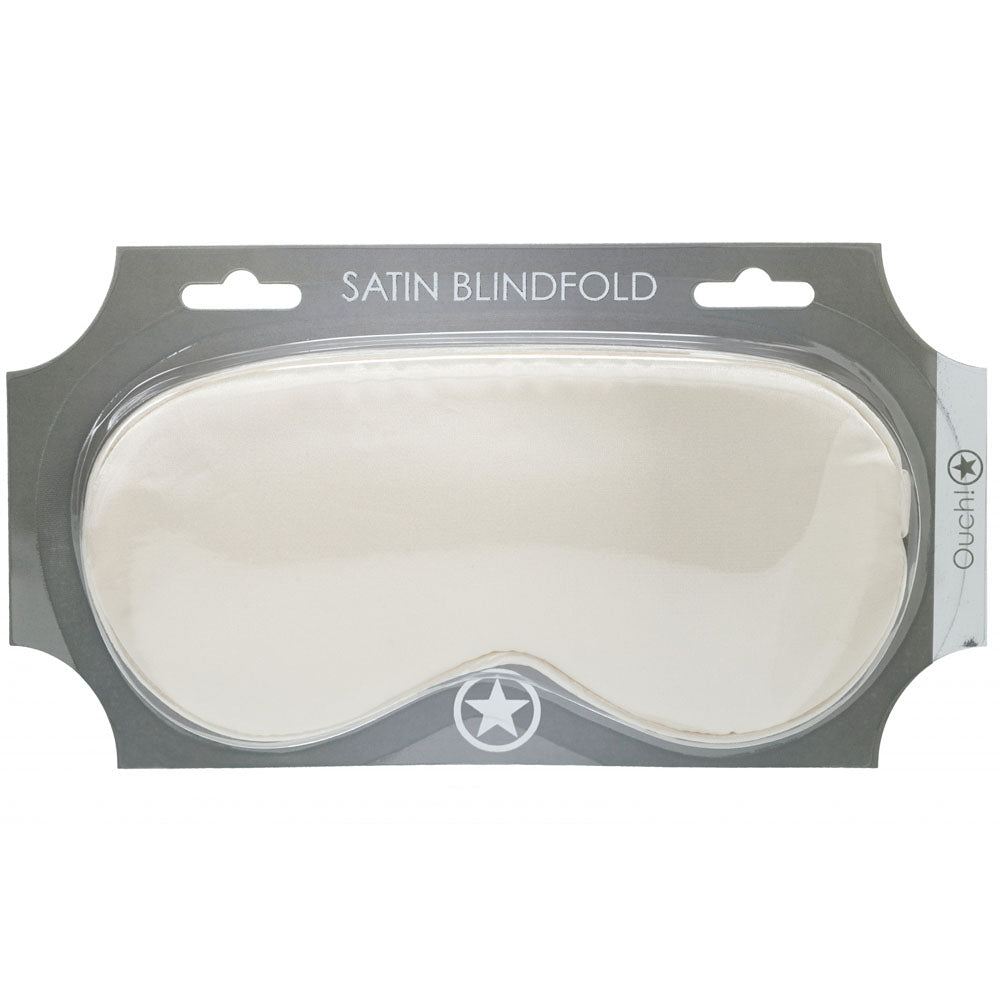 Shots Toys OUCH! Bondage Play Satin Eye Mask - Masks And Blindfolds