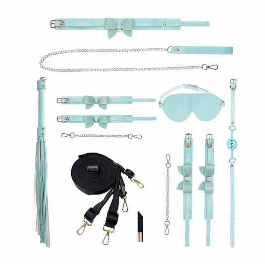 Shots Toys OUCH! Paris Collection 8 Piece Bondage Set with Bag - Bondage Kits