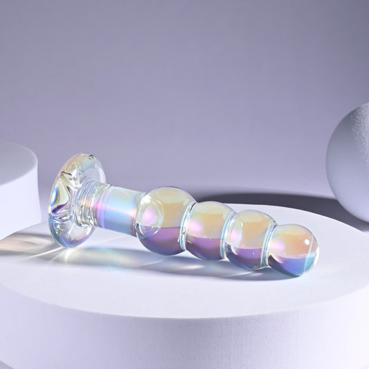 Playboy Pleasure Jewels Beads Glass Anal Plug - Glass Sex Toys