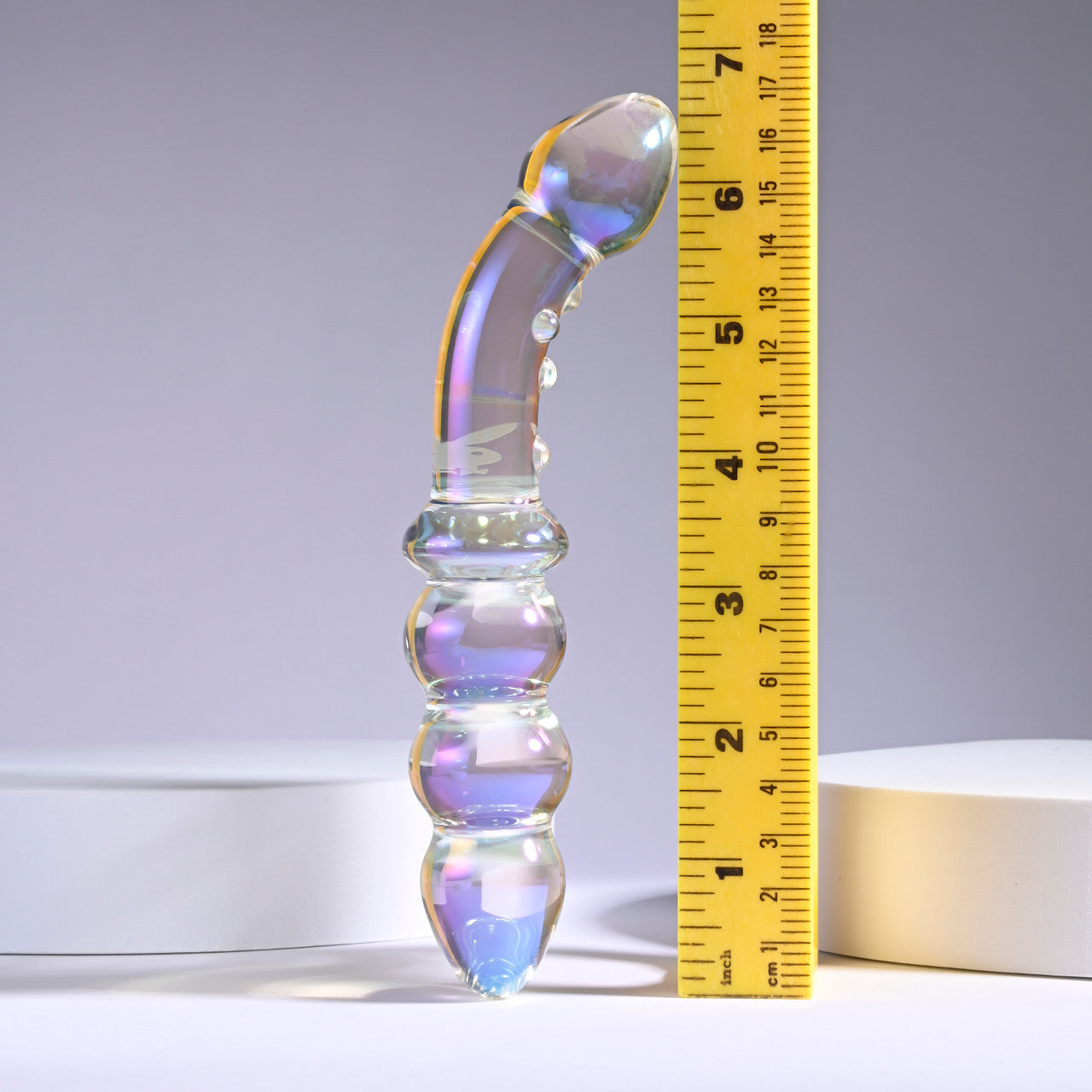 Playboy Pleasure Jewels Double Ended Glass Dildo Glass Sex Toys