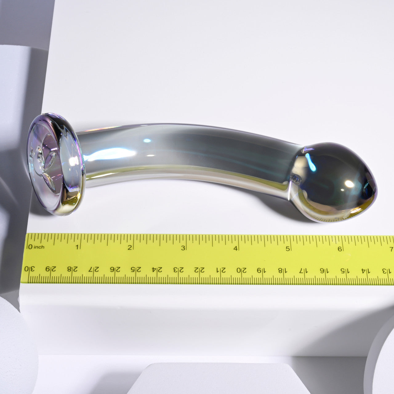 Playboy Pleasure Jewels King Multi Play Glass Dildo Realistic Dildos