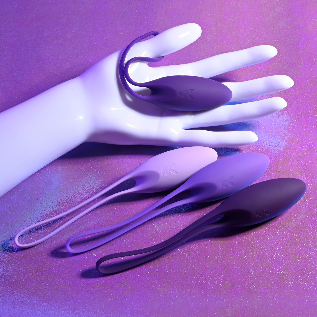 Playboy Pleasure Put In Work Kegel Exerciser Balls Set Love Eggs and Kegel Exercisers