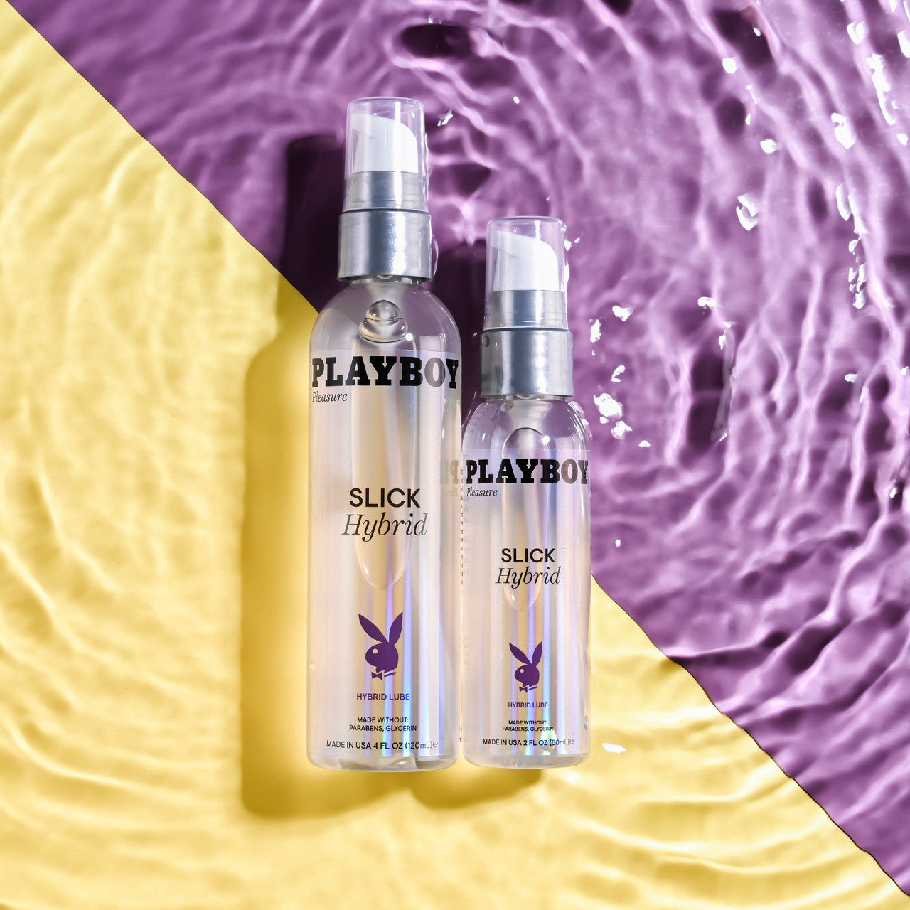 Playboy Pleasure Slick Hybrid Adult Lubricant Water Based Lubes