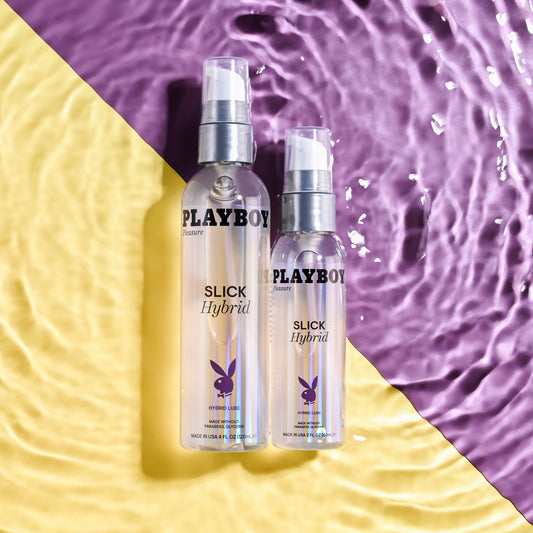 Playboy Pleasure Slick Hybrid Adult Lubricant - Water Based Lubes