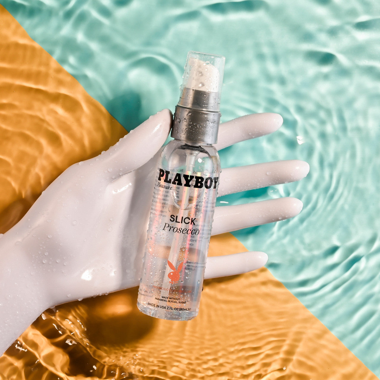 Playboy Pleasure SLICK PROSECCO Flavoured Adult Lubricant Water Based Lubes