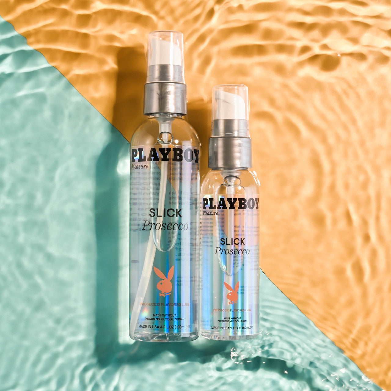 Playboy Pleasure SLICK PROSECCO Flavoured Adult Lubricant Water Based Lubes