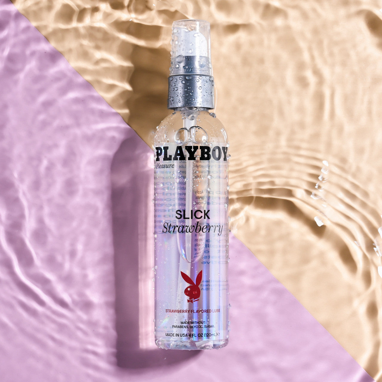 Playboy Pleasure SLICK Strawberry Water Based Lubricant Water Based Lubes