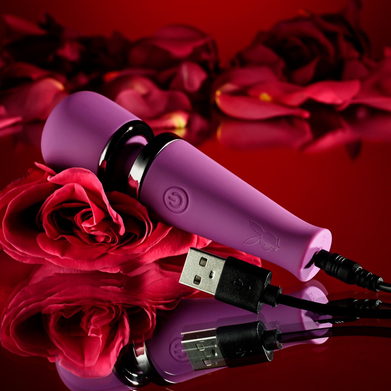 Playboy Pleasure Mic Drop Mini Body Wand Vibrator Mini & Slim Vibrators