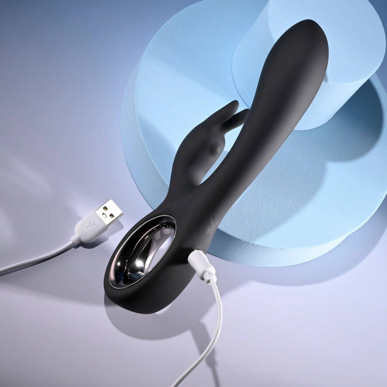 Playboy Pleasure LATE NIGHT BUNNY Rabbit Massager Black Rabbit Vibrators