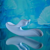 Playboy Pleasure IN BLOOM Thrusting & Heating Vibrator Blue Rabbit Vibrators