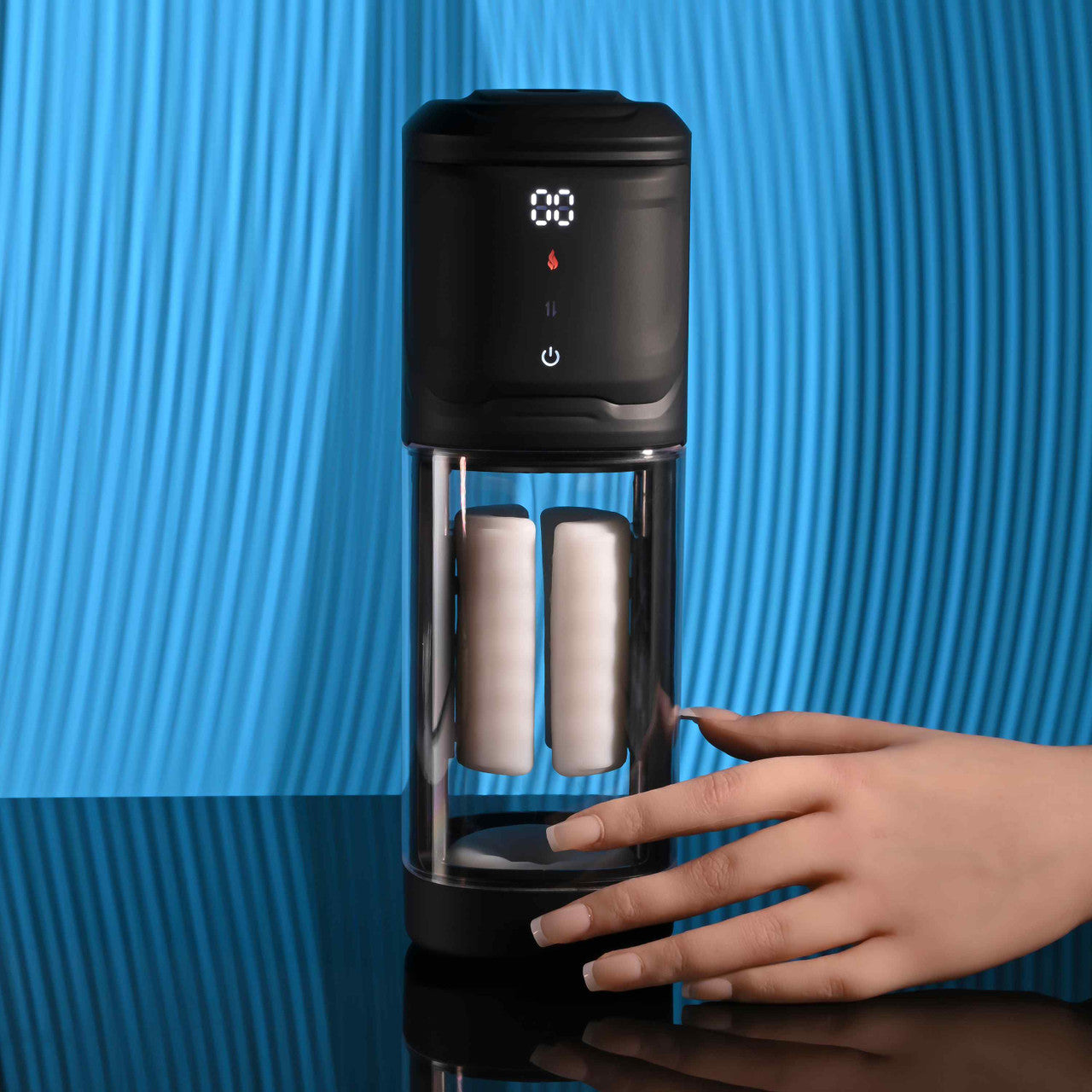 Playboy Pleasure SIDE PIECE Warming Automatic Stroker Masturbators and Strokers
