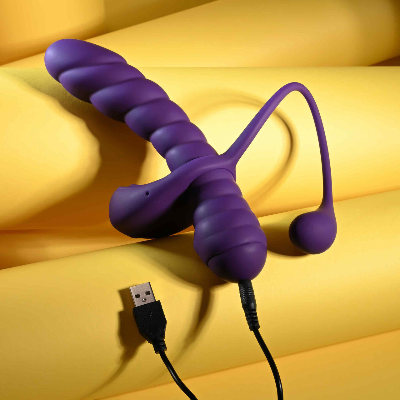 Playboy Pleasure TWISTED PLAYGROUND Vibrator and Cock Ring G-Spot Vibrators