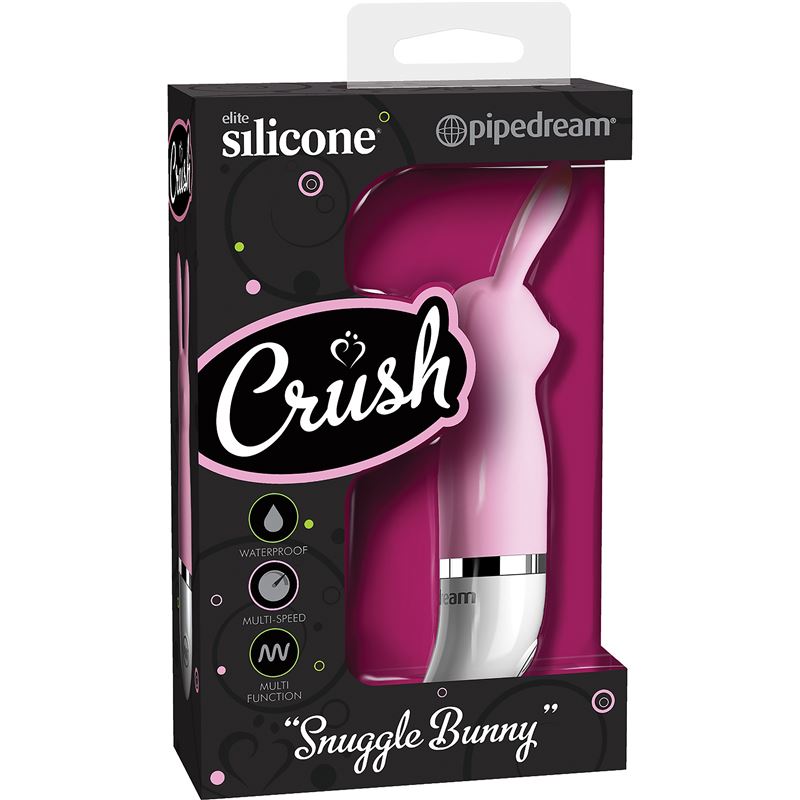 Pipedream Crush Snuggle Bunny Rabbit Ear Massager Pussy And Clit Toys